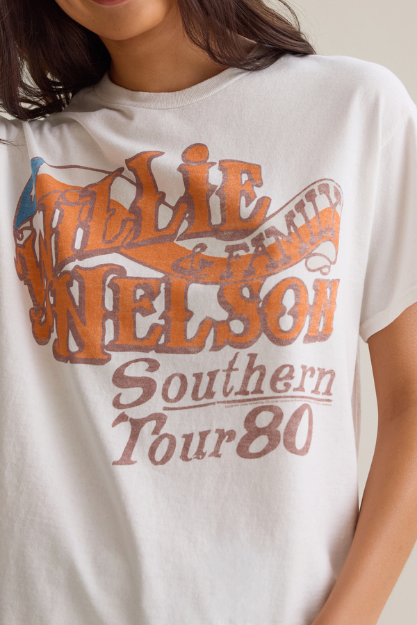 Willie Nelson Oversized Tee Detail 3 - Altar'd State