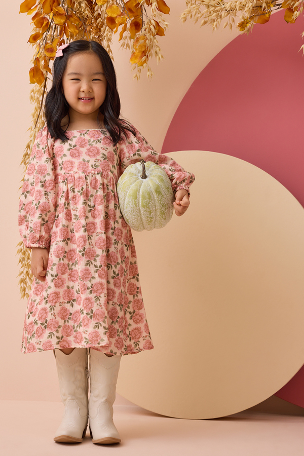Zainy Floral Midi Toddler Dress - Altar'd State