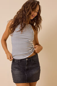 Jordan Ribbed Halter Cami - Altar'd State