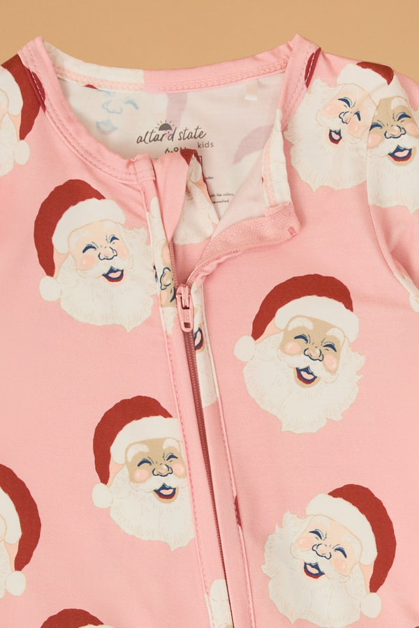 Santa Baby Ruffle Footie Detail 3 - Altar'd State