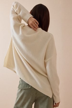 Leia Oversized Tunic Sweater - Altar'd State - 