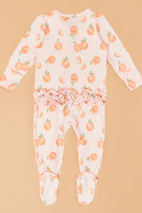 Sweet Peach Ruffle Back Footie Detail 3 - Altar'd State