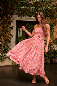 Malibu Floral Midi Dress - Altar'd State