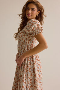 Ayla Americana Floral Maxi Mama Dress by Rylee + Cru Detail 2 - Altar'd State