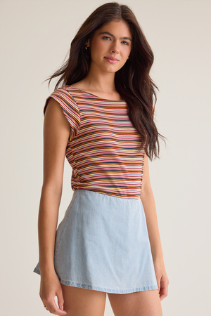 Amanda Denim Skort - Altar'd State - 