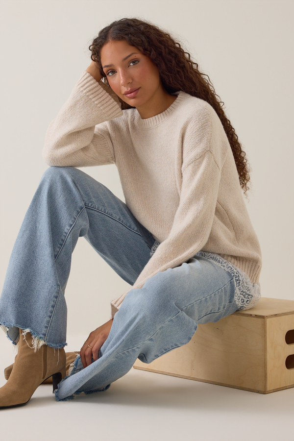 Lawson Lace Sweater Detail 3 - Altar'd State