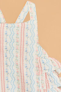Tulip Stripe Ruffle Sunsuit Detail 2 - Altar'd State