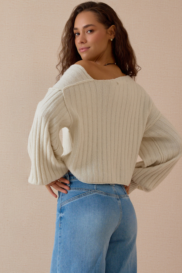 Saylor Knit Sweater Detail 4 - Altar'd State