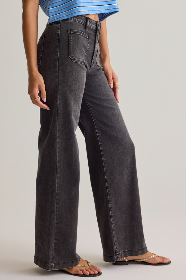 Prestyn Straight Leg Jeans Detail 3 - Altar'd State
