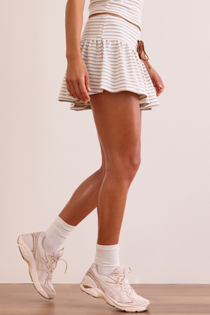 Varsity Stripe Lounge Skirt - Altar'd State