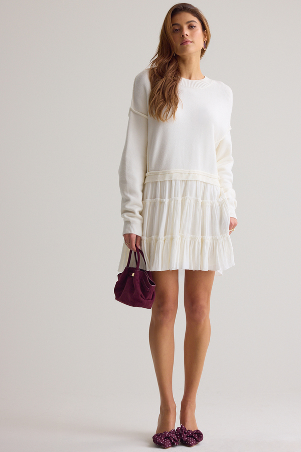 Adelaide Sweater Dress Detail 3 - Altar'd State