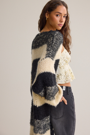 Becky Open Stripe Duster - Altar'd State - 