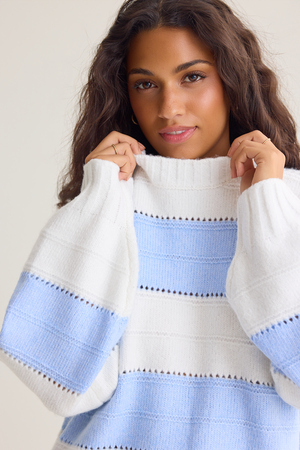 Aurelia Striped Crew Sweater - Altar'd State