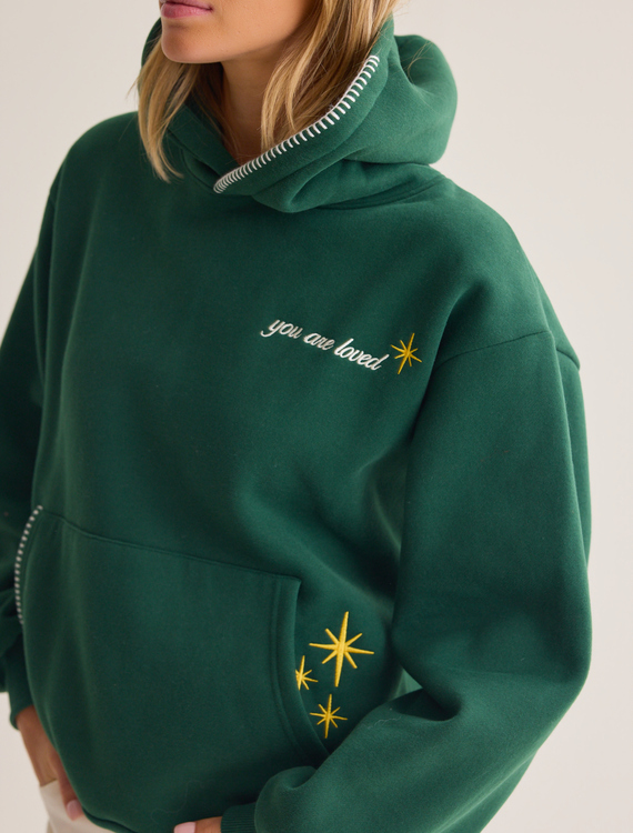 You Are Loved Hoodie Detail 3 - Altar'd State