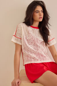 Movement Lace Tee Detail 2 - Altar'd State