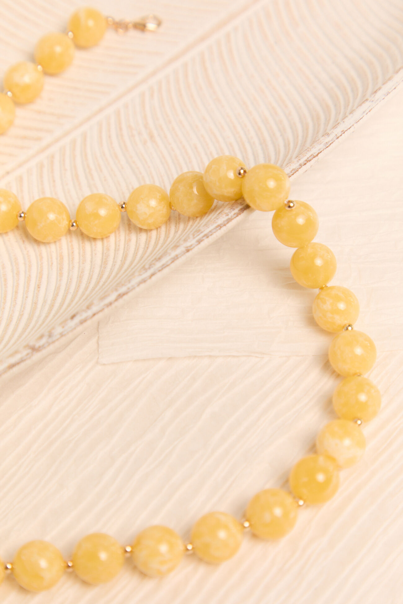 Sunlit Beaded Statement Necklace
