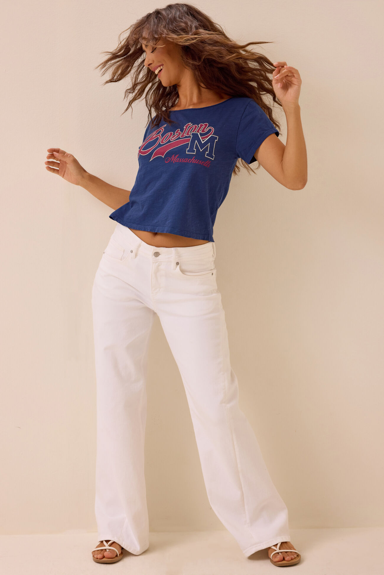 Boston Off Shoulder Tee