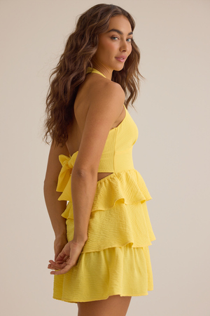 Soni Halter Mini Dress - Altar'd State - 