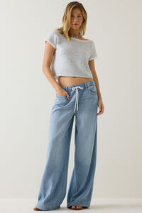 Maryann High-Rise Twist Baggy Jean - Altar'd State