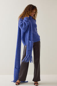 Eira Oversized Sweater & Scarf Detail 3 - Altar'd State