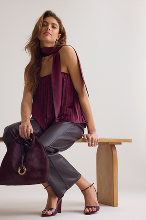 Ellery Halter Tie Blouse - Altar'd State