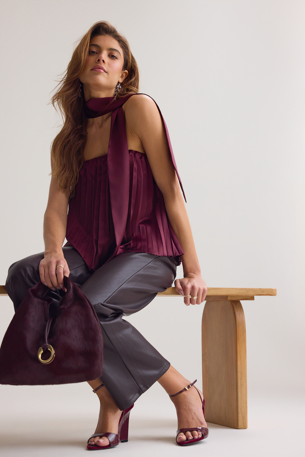 Ellery Halter Tie Blouse - Altar'd State