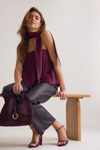 Ellery Halter Tie Blouse - Altar'd State