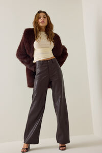 Roman Vegan Leather Pants - Altar'd State