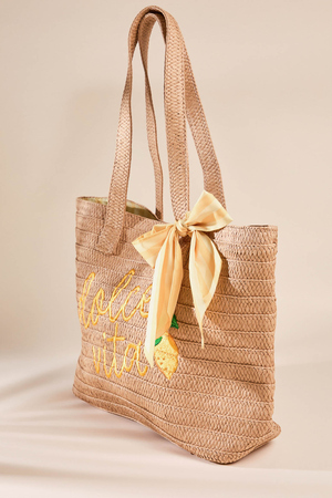 Dolce Vita Straw Tote - Altar'd State - 