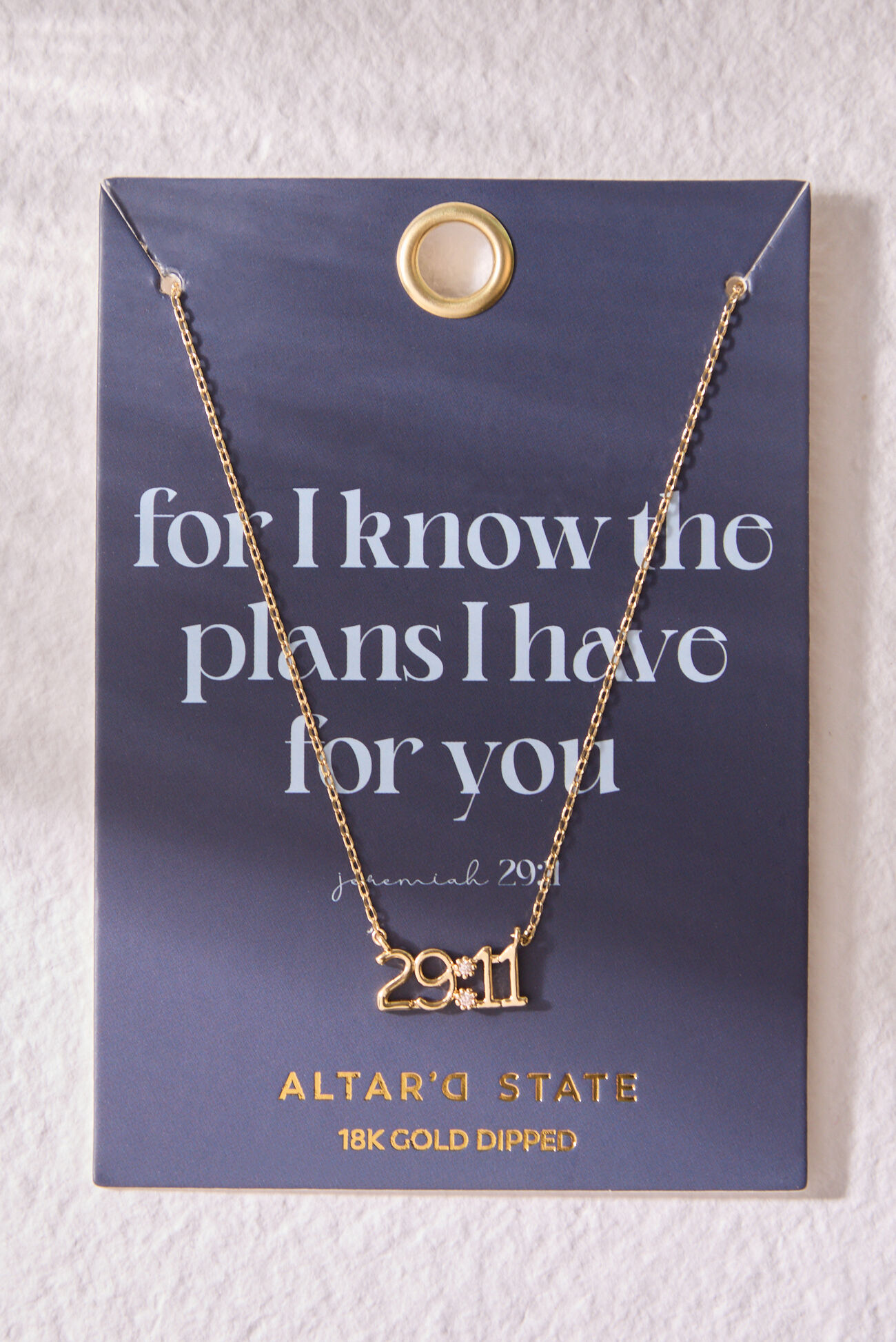 Jeremiah 29:11 Necklace