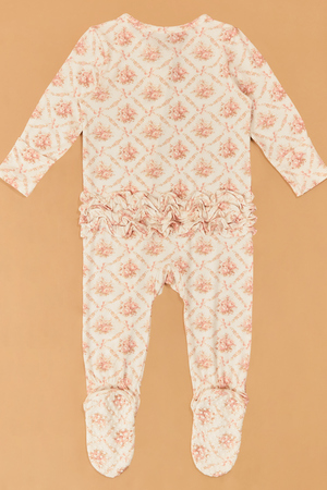 Rosie Bow Ruffle Footie - Altar'd State - 