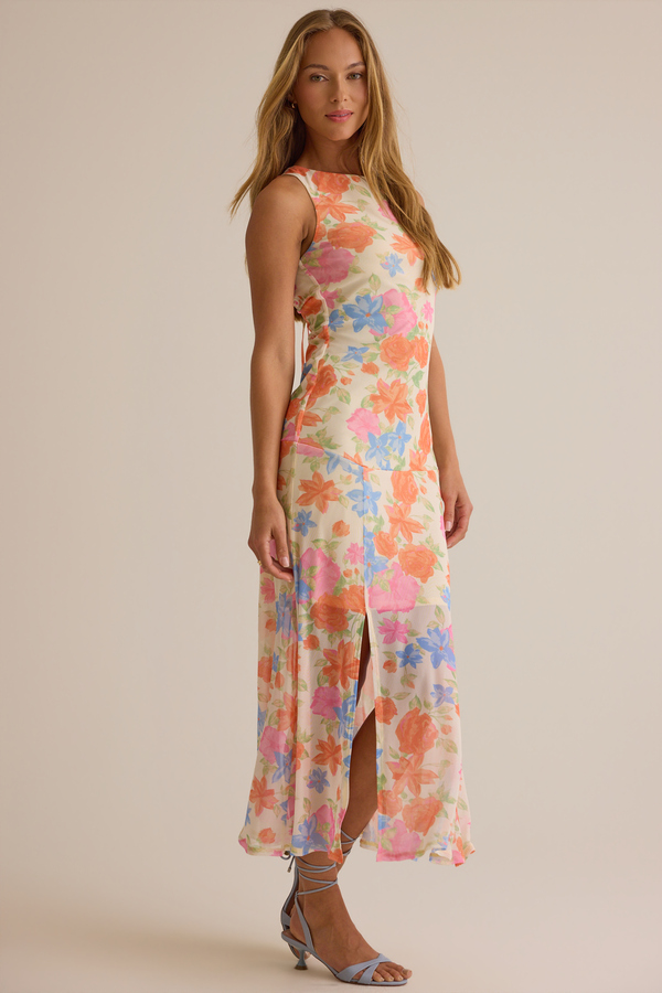 Mayra Mesh Maxi Dress Detail 5 - Altar'd State
