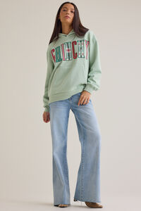 Grinchy Embroidered Hoodie - Altar'd State
