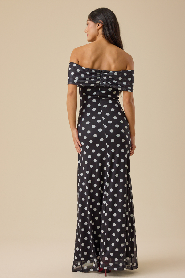 Winnie Mesh Maxi Dress Detail 4 - Altar'd State