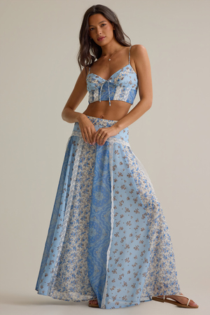 Buttercup Floral Maxi Skirt - Altar'd State - 