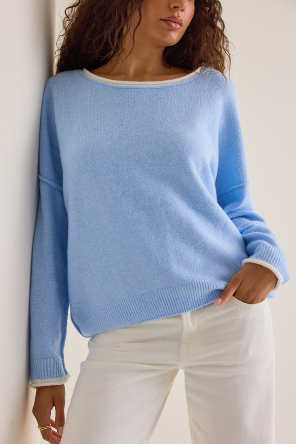Boden Contrast Sweater Detail 2 - Altar'd State