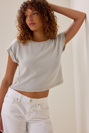 Kit Ribbed Top - Altar'd State - 