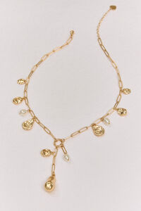 Melted Gold Pearl Necklace - Altar'd State