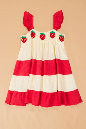 Sadie Strawberry Dress - Altar'd State - 