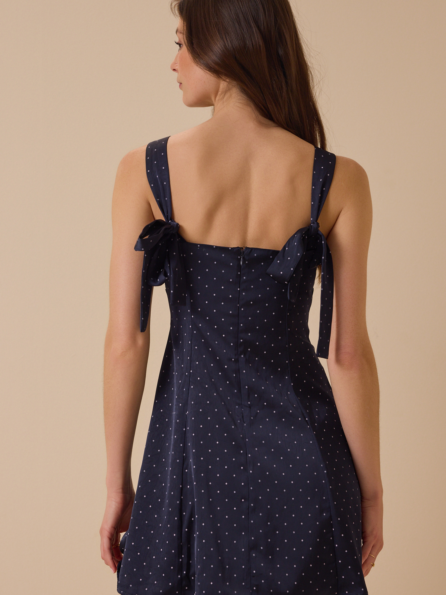 Altar'd State | Aubrey Mini Dress | NAVY-PINK | Material: 100% Polyester, Lining: 100% Polyester | XL