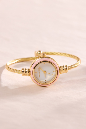 Cuff Enamel Round Watch - Altar'd State - 