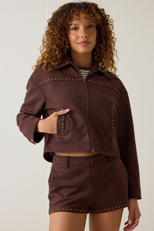 Lennox Suede Short - Altar'd State