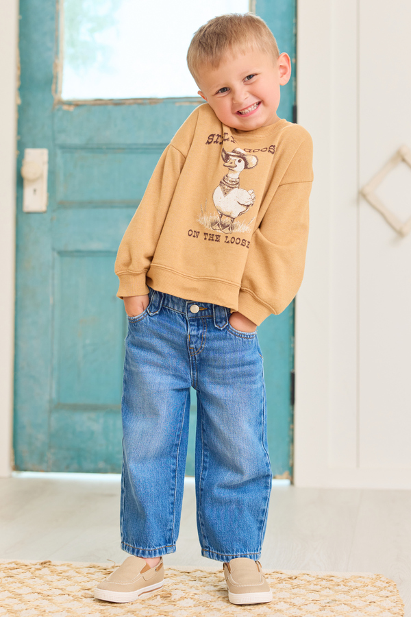 Silly Goose on the Loose Graphic Sweatshirt Detail 5 - Altar'd State