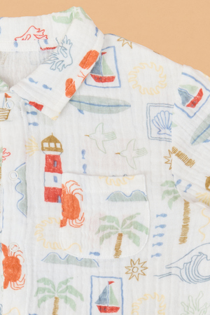 Club Mediterranean Short Sleeve Set - Altar'd State - 
