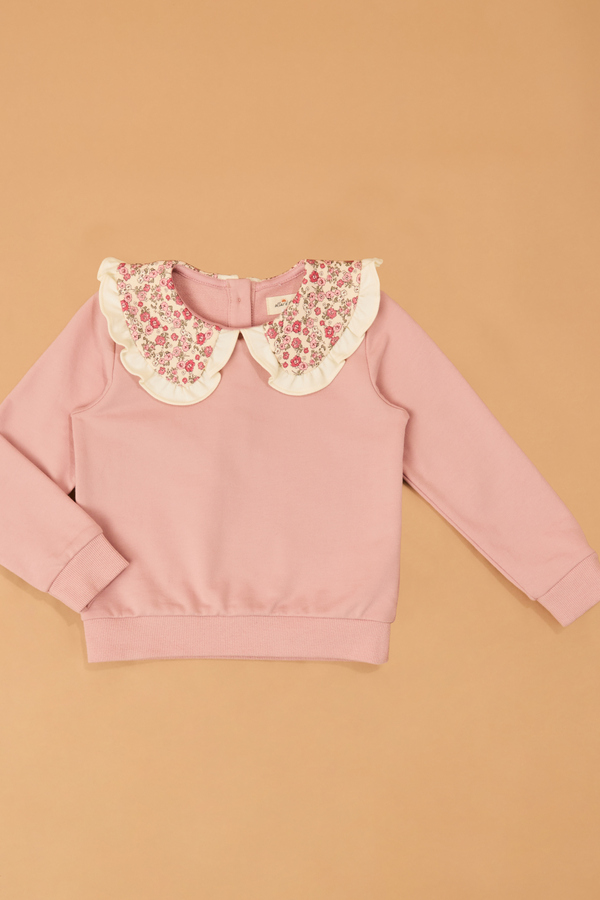 Sara Ruffle Collar Long Sleeve Detail 2 - Altar'd State