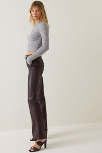Fernley Textured Fitted Pullover Sweater Detail 5 - Altar'd State