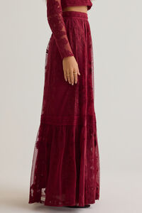 Arissa Embroidered Maxi Skirt Detail 5 - Altar'd State