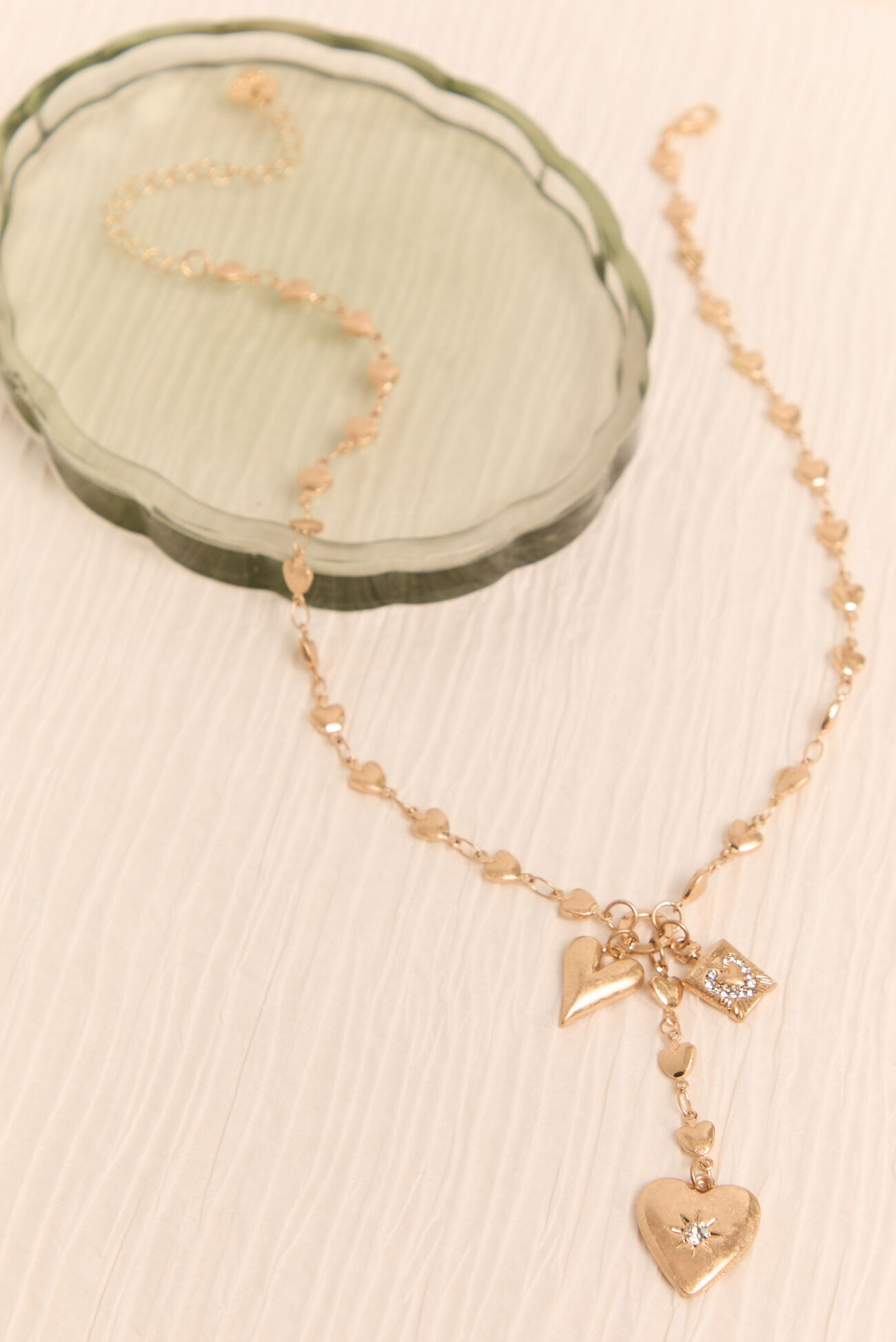 Heart Charm Y Necklace