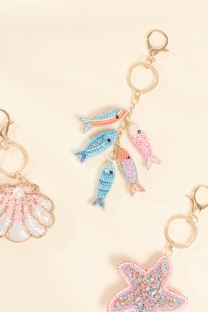 Beaded Sardine Key Chain - Altar'd State - 