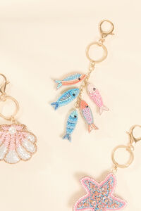 Beaded Sardine Key Chain Detail 4 - Altar'd State